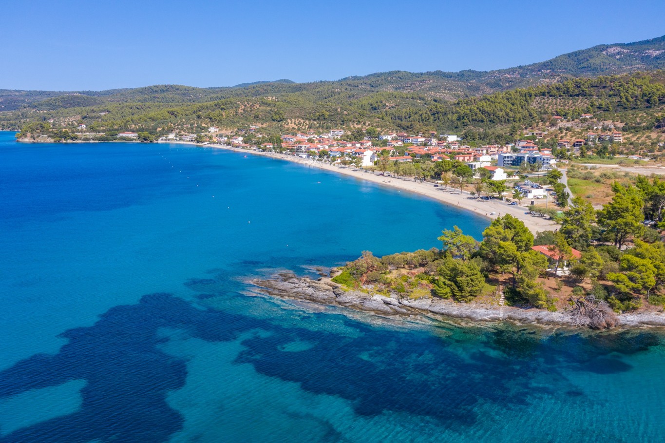 Paradisos beach Neos Marmaras Sithonia Halkidiki Greece